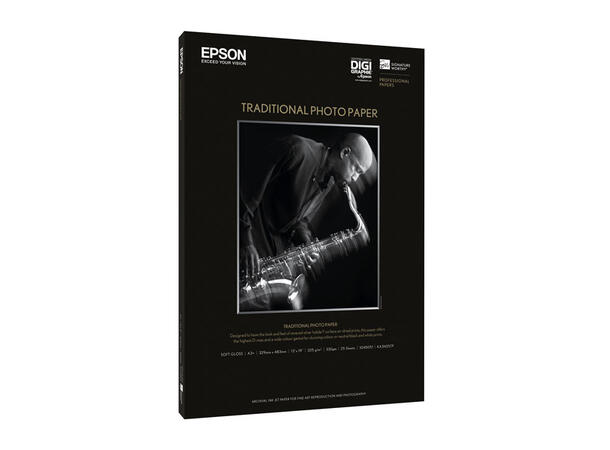 Epson Traditional Photo Paper A3+ 25 ark